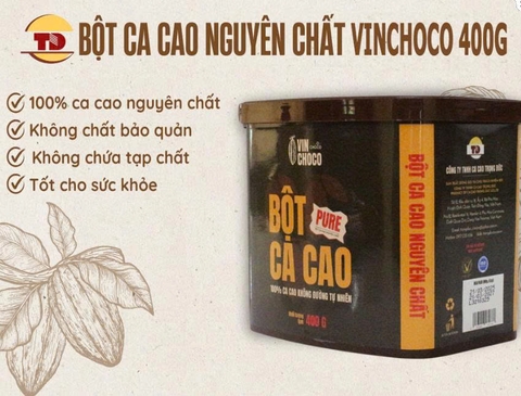 BỘT CACAO NGUYÊN CHẤT (400g)