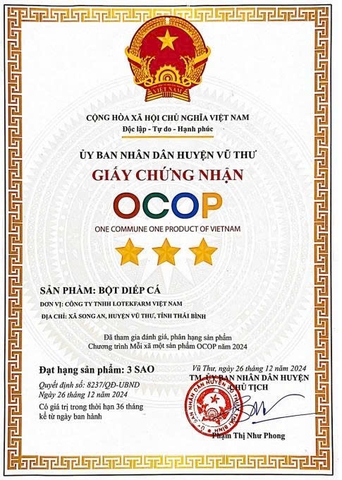 BỘT DIẾP CÁ LOTEKFARM (Hộp 20 gói)