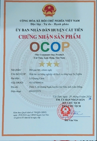 BỘT GẠO LỨT - CHÙM NGÂY CÁT TIÊN (250g)