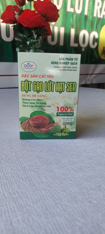 BỘT GẠO LỨT HẠT SEN CÁT TIÊN CÓ ĐƯỜNG (250g)