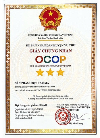BỘT RAU MÁ LOTEKFARM (Hộp 20 gói)