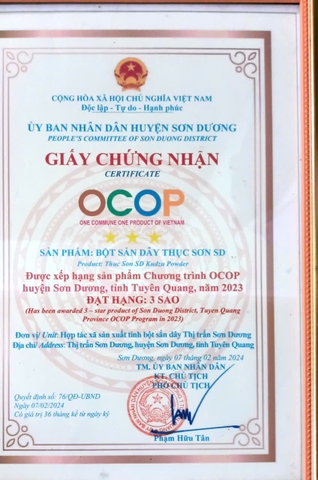 BỘT SẮN DÂY THỤC SƠN SD ( 500g)