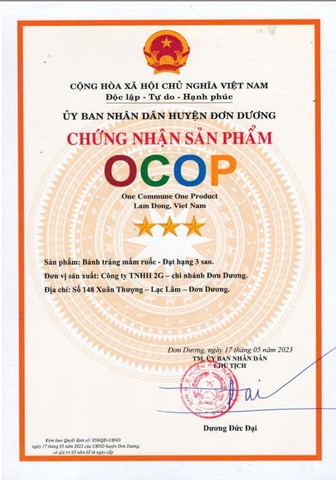BÁNH TRÁNG MẮM RUỐC( 1 thùng 24 gói)