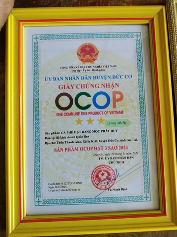 CÀ PHÊ HẠT RANG MỘC PHÁT HUY (500g)