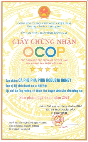 CÀ PHÊ PHA PHIN ROBUSTA HONEY (500g)