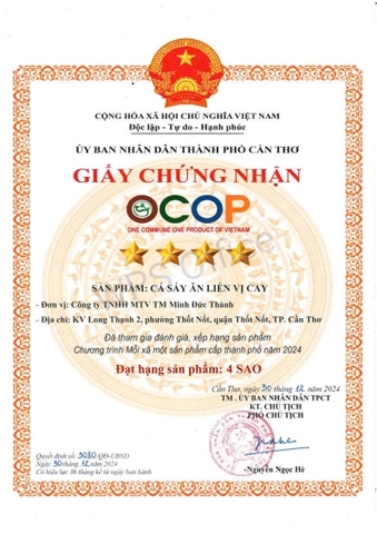 CÁ SẤY ĂN LIỀN VỊ CAY (Gói 25g)