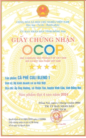 CÀ PHÊ CULI BLEND 1 (Túi 500g)