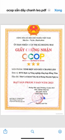 TINH BỘT SẮN DÂY CHANH LEO ( 500g )
