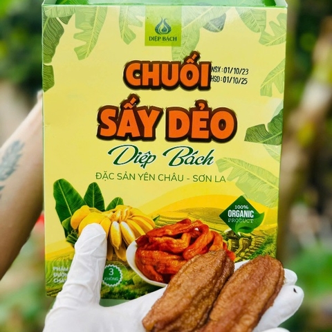 CHUỐI SẤY DẺO DIỆP BÁCH (200g)
