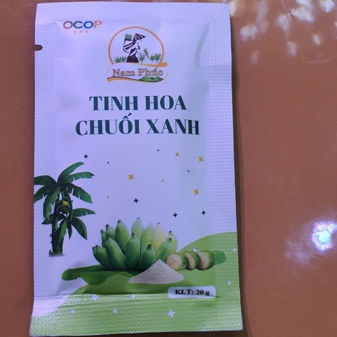 TINH HOA CHUỐI XANH 500g (25 gói x 20g)