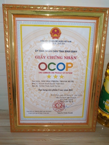 DẦU ĐẬU PHỘNG THÀNH MƯỜI (1 Lít)