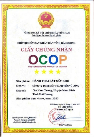 HÀNH THÁI LÁT SẤY KHÔ ( 1kg)
