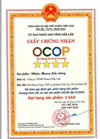 NHÂN HẠT MACCA SẦU RIÊNG (50g)
