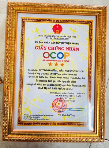BỘT DINH DƯỠNG MẦM NGŨ CỐC RAU CỦ