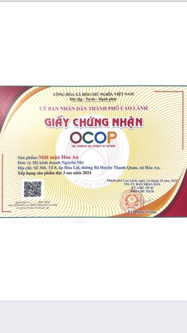 MỨT MẬN HOÀ AN SẤY DẺO  NGUYÊN VỊ (350g)