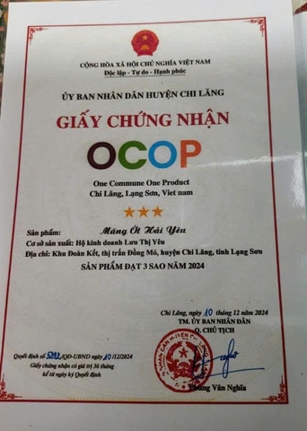 MĂNG ỚT HẢI YÊU (Lọ nhựa 1Kg)