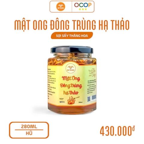 MẬT ONG ĐÔNG TRÙNG HẠ THẢO DR TRUNG (Hũ 280ml)