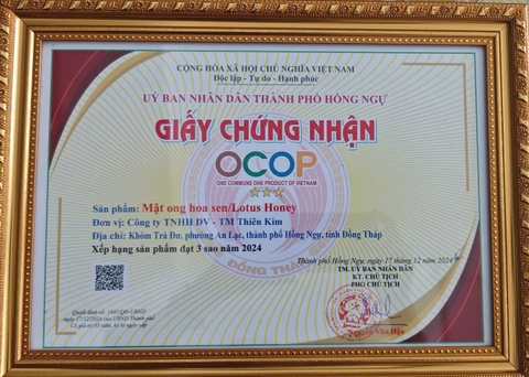 MẬT ONG HOA SEN (300ml)