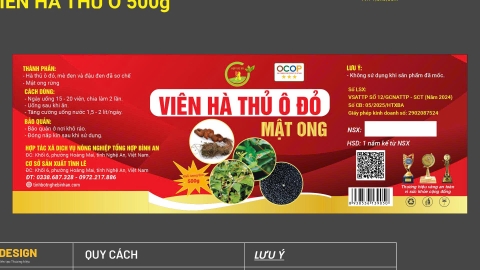VIÊN HÀ THỦ Ô ĐỎ MẬT ONG ( 500g )