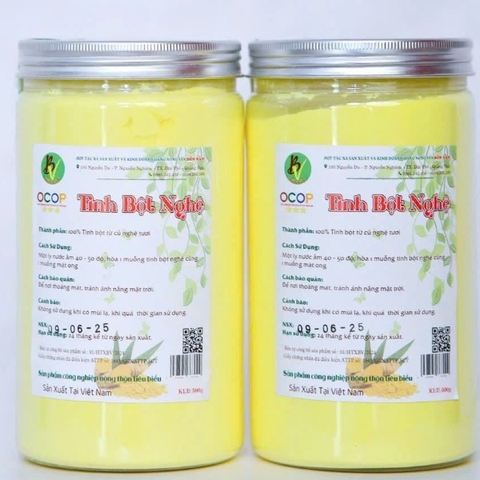 TINH BỘT NGHỆ (hũ 500 g)