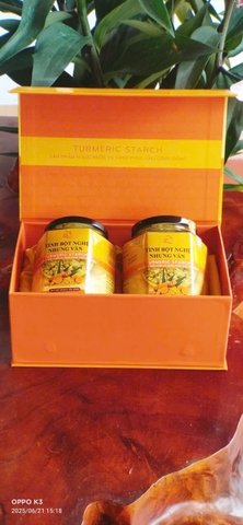 TINH BỘT NGHỆ (hộp 500 g)