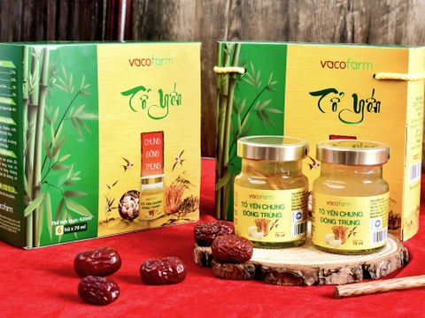 TỔ YẾN CHƯNG ĐÔNG TRÙNG HẠ THẢO (Lốc 6 lọ)