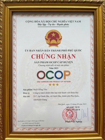 MUỐI HỒNG TIÊU ( 500g)