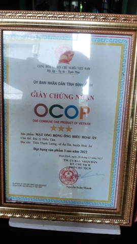 MẬT ONG BỘNG ÔNG HIỂU HOÀI ÂN ( 1 lít)