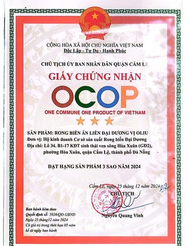 RONG BIỂN ĂN LIỀN ĐẠI DƯƠNG VỊ OLIU (45g)