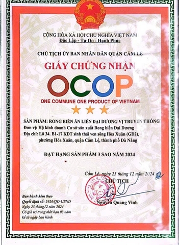 RONG BIỂN ĂN LIỀN ĐẠI DƯƠNG VỊ TRUYỀN THỐNG (45g)