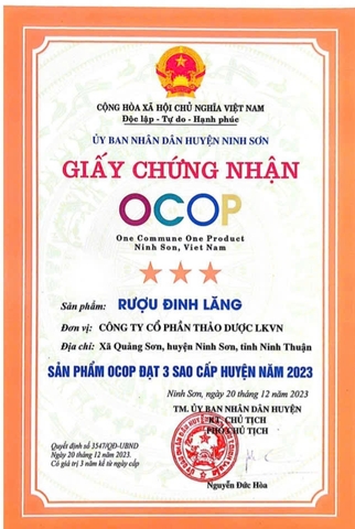 RƯỢU ĐINH LĂNG (500ml)