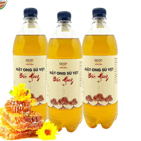 MẬT ONG SÚ VẸT (chai nhựa 1 Lít )