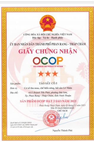 TÁO SẤY CÔ 5 (200g)