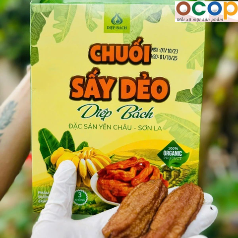 CHUỐI SẤY DẺO DIỆP BÁCH (200g)