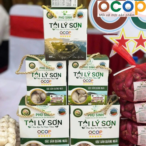TỎI LÝ SƠN ( tỏi trắng nhiều nhánh) ( 1 kg )