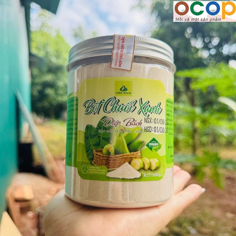 BỘT CHUỐI XANH DIỆP BÁCH (lọ 500g)