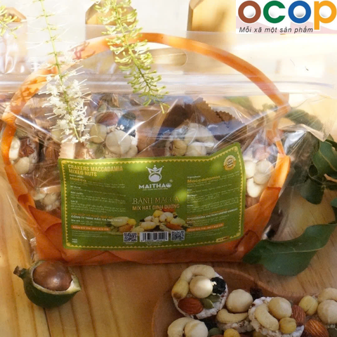 BÁNH HẠT MACCA MIX HẠT DINH DƯỠNG (Túi 250g)