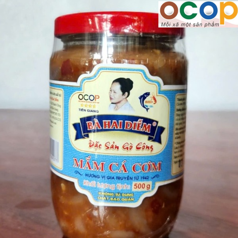 MẮM CÁ CƠM  BÀ HAI DIỄM (500g )