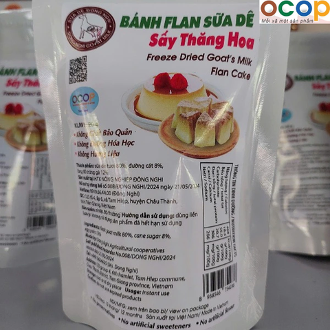 BÁNH FLAN SỮA DÊ SẤY THĂNG HOA - ĐÔNG NGHI (20g)