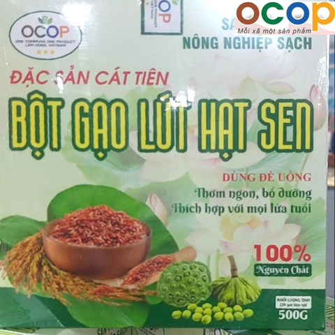 BỘT GẠO LỨT HẠT SEN CÁT TIÊN CÓ ĐƯỜNG (500g)