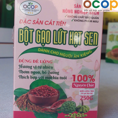 BỘT GẠO LỨT HẠT SEN CÁT TIÊN DÀNH CHO NGƯỜI ĂN KIÊNG (250g)