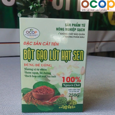 BỘT GẠO LỨT HẠT SEN CÁT TIÊN CÓ ĐƯỜNG (250g)