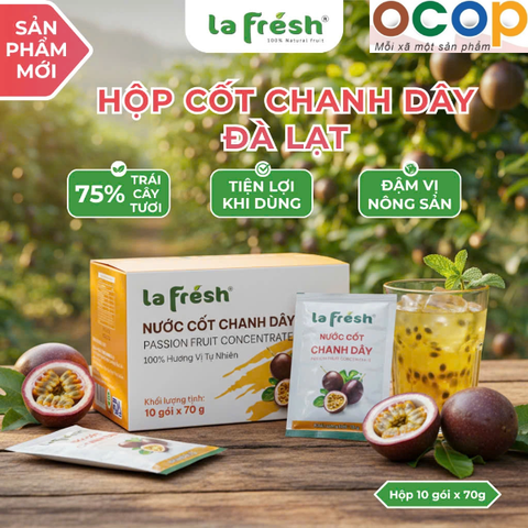 NƯỚC CỐT CHANH DÂY (10 gói x 70g)