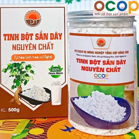 TINH BỘT SẮN DÂY NGUYÊN CHẤT- ĐỒNG TÂM (500g)