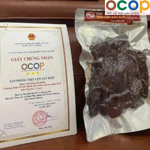 THỊT LỢN SẤY KHÔ LÊ VĂN HẢI (500g)