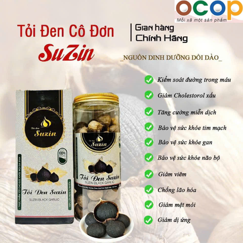 TỎI ĐEN SUZIN (Lọ 500g)