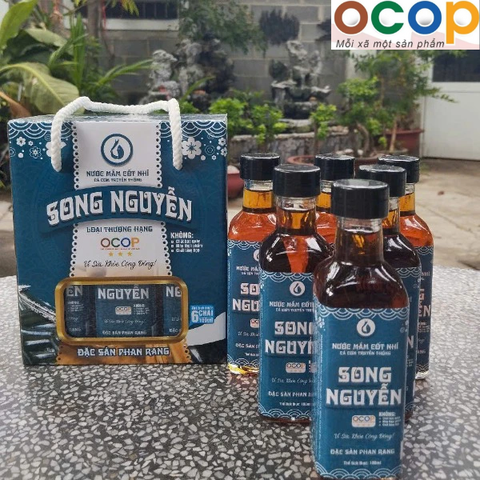 NUỚC MẮM CỐT NHĨ CÁ CƠM TRUYỀN THỐNG SONG NGUYỄN LOẠI THƯỢNG HẠNG  (Thùng 6 chai x 100ml)