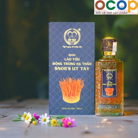 RƯỢU LÃO TỬU ĐÔNG TRÙNG HẠ THẢO ÚT TÂY (650ml)