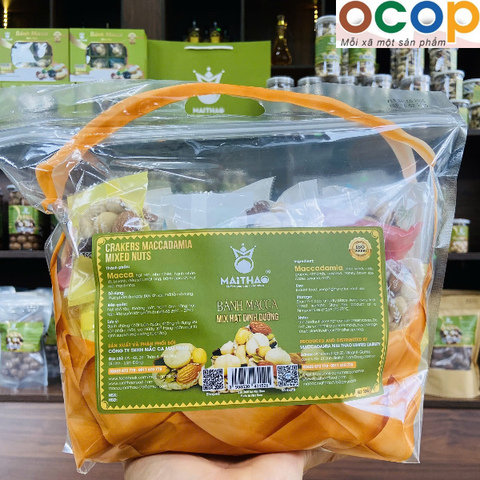 BÁNH HẠT MACCA MIX HẠT DINH DƯỠNG (Túi 500g)