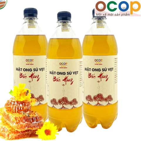 MẬT ONG SÚ VẸT (chai nhựa 1 Lít )